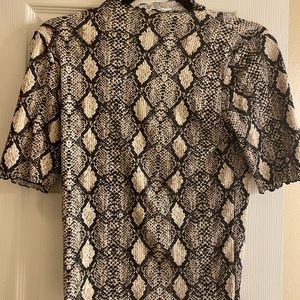 Snakeskin Top